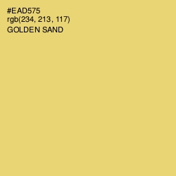#EAD575 - Golden Sand Color Image